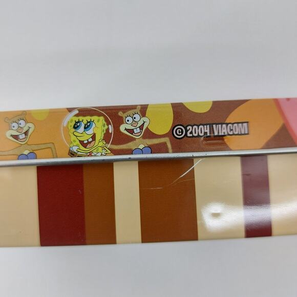 Vintage SpongeBob SquarePants Movie Patrick 2004 Viacom Cartoon Watch &Tin - Picture 4 of 10